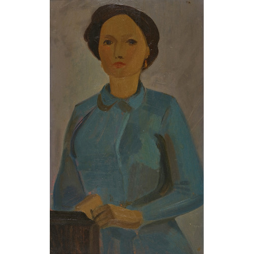 ALBERT CHAVAZ : 'Jeune fille bleue' (DOBIASCHOFSKY AUKTIONEN AG)