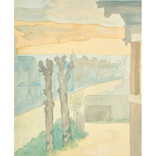 SIR FRANK BRANGWYN : 'West London' (DOBIASCHOFSKY AUKTIONEN AG)