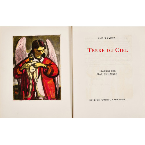 MAX HUNZIKER : Charles-Ferdinand Ramuz: 'Terre du Ciel' (DOBIASCHOFSKY AUKTIONEN AG)