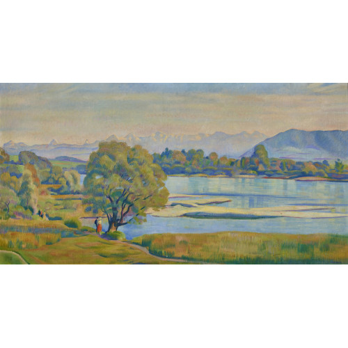 EMIL CARDINAUX : 'Partie an der Aare' (DOBIASCHOFSKY AUKTIONEN AG)
