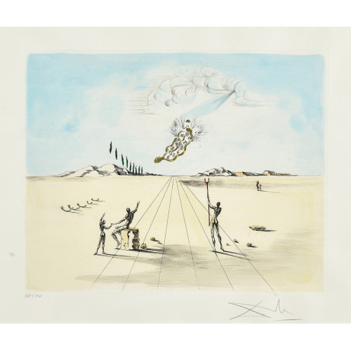 SALVADOR DAL� : 'Moment of lost time' (DOBIASCHOFSKY AUKTIONEN AG)