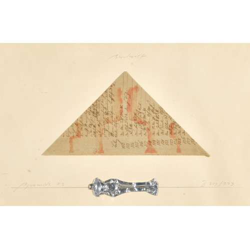 J�RGEN BRODWOLF : 'Pyramide' (DOBIASCHOFSKY AUKTIONEN AG)