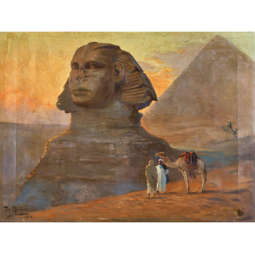 TONY BINDER : Die grosse Sphynx von Gizeh (DOBIASCHOFSKY AUKTIONEN AG)