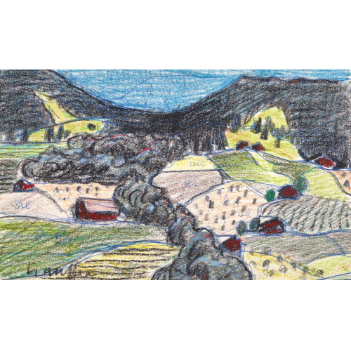 FRED STAUFFER : Emmentaler Landschaft (DOBIASCHOFSKY AUKTIONEN AG)