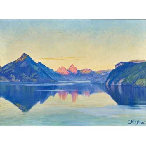 PAUL SCH�RCH : Vierwaldst�ttersee mit Mythen (DOBIASCHOFSKY AUKTIONEN AG)