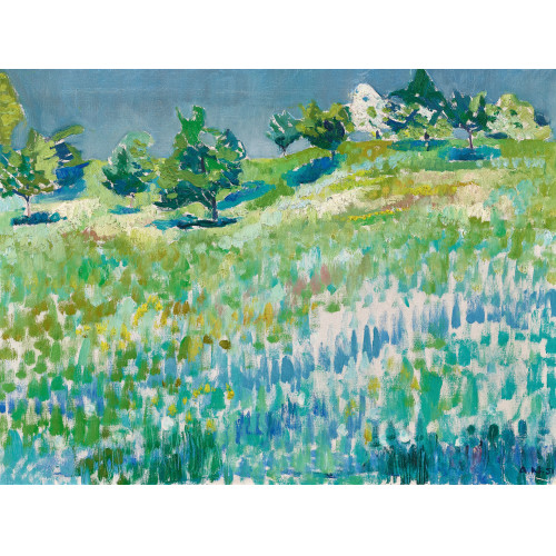 ALBERT NEUENSCHWANDER : Sonnige Wiesenlandschaft mit B�umen (DOBIASCHOFSKY AUKTIONEN AG)