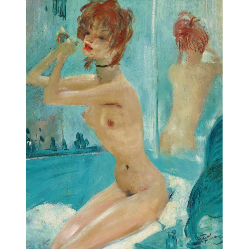JEAN-GABRIEL DOMERGUE : 'Au bain' (DOBIASCHOFSKY AUKTIONEN AG)