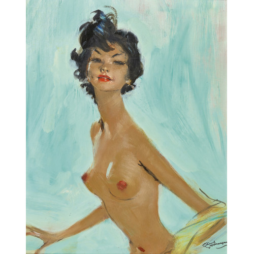 JEAN-GABRIEL DOMERGUE : 'Bagheera' (DOBIASCHOFSKY AUKTIONEN AG)