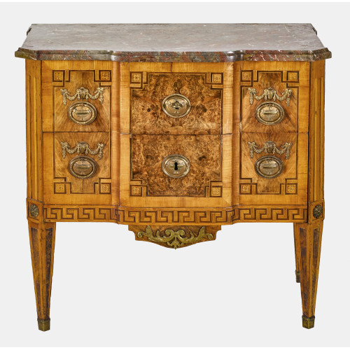 KOMMODE '� TABLIER' : Louis XVI, Bern, um 1800 (DOBIASCHOFSKY AUKTIONEN AG)