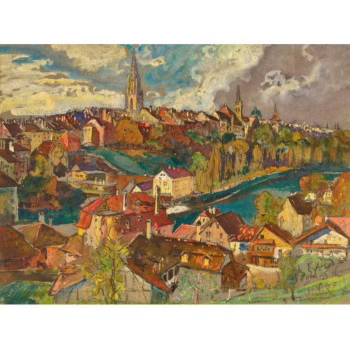 ADOLF TI�CHE : Bern mit Aare (DOBIASCHOFSKY AUKTIONEN AG)