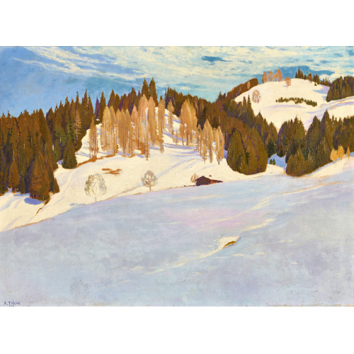ADOLF TI�CHE : 'Winter im Saanenland' (DOBIASCHOFSKY AUKTIONEN AG)