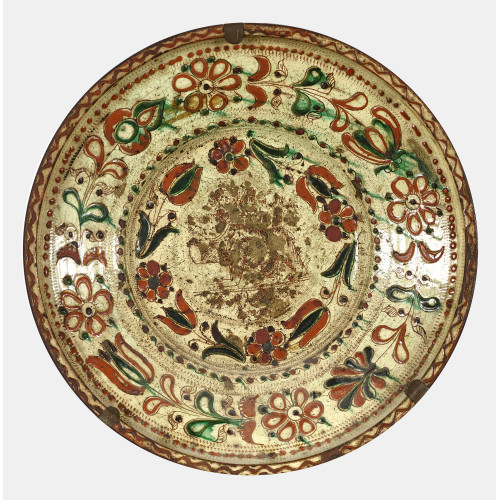WANDTELLER : Langnau, 1738 (DOBIASCHOFSKY AUKTIONEN AG)