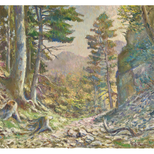 FRITZ P�MPIN : 'B�lchenwald im Herbst' (DOBIASCHOFSKY AUKTIONEN AG)