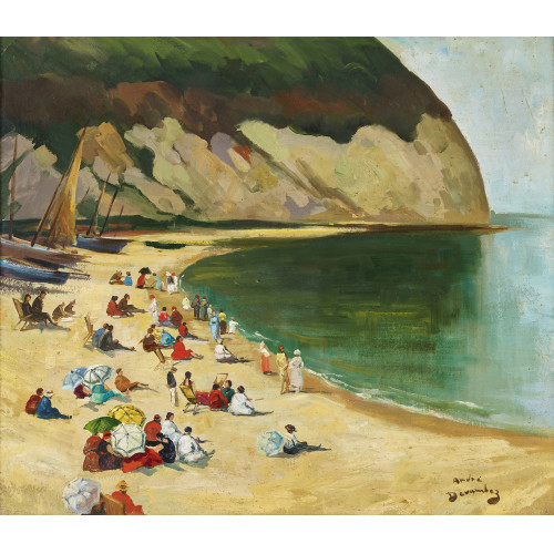 ANDR� VICTOR �DOUARD DEVAMBEZ : � la plage (DOBIASCHOFSKY AUKTIONEN AG)
