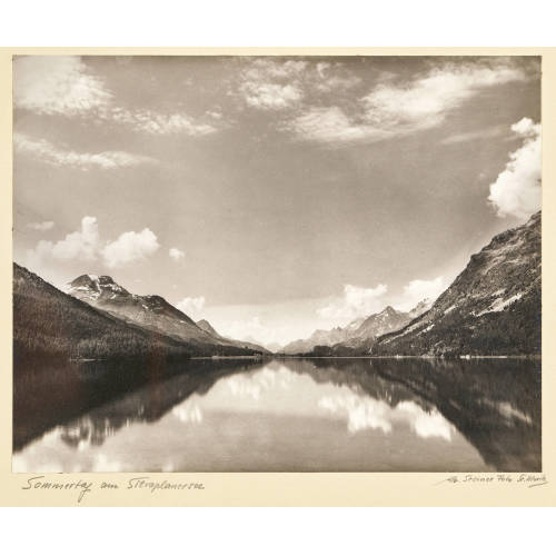 ALBERT STEINER : 'Sommertag am Silvaplanersee' (DOBIASCHOFSKY AUKTIONEN AG)