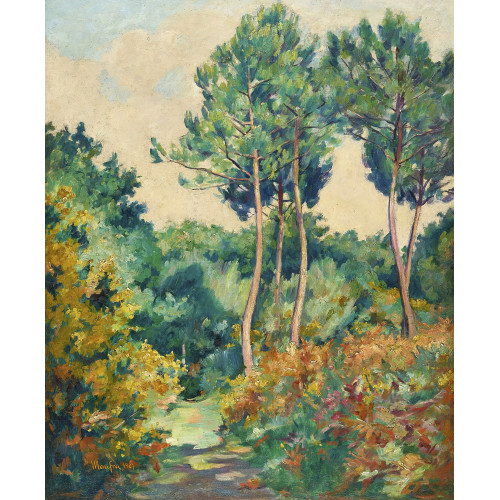 MAXIME LOUIS CAMILLE MAUFRA : 'Sous-bois � Pont-Aven' (DOBIASCHOFSKY AUKTIONEN AG)