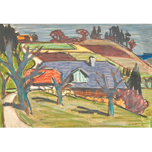 FRED STAUFFER : Herbstlandschaft (DOBIASCHOFSKY AUKTIONEN AG)