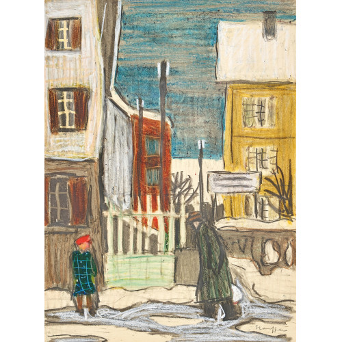 FRED STAUFFER : 'Lorraine - Winter' (DOBIASCHOFSKY AUKTIONEN AG)
