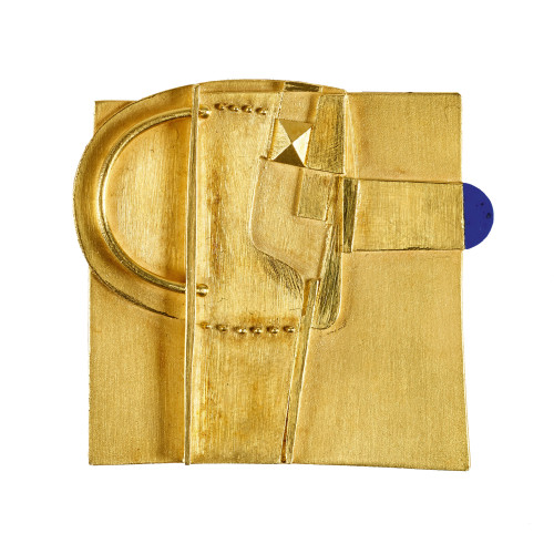GOLD-BROSCHE : Othmar Zschaler, Bern (DOBIASCHOFSKY AUKTIONEN AG)