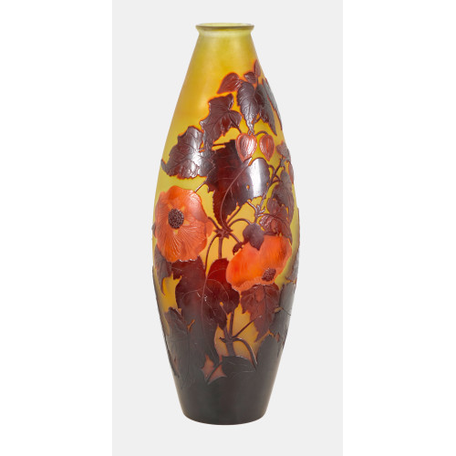 �MILE GALL� : Vase, Nancy, um 1920-1925 (DOBIASCHOFSKY AUKTIONEN AG)