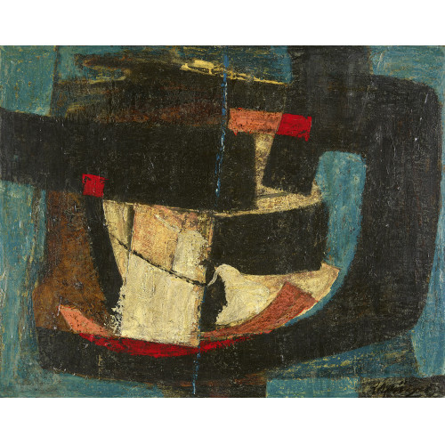 20. JH. FRANKREICH : Abstrakte Kompsition (DOBIASCHOFSKY AUKTIONEN AG)