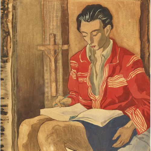 CHARLES-CLOS OLSOMMER : 'Lecture' (DOBIASCHOFSKY AUKTIONEN AG)