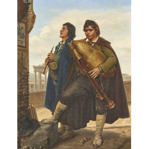 AUR�LE ROBERT : Le pifferari devant la Madone (DOBIASCHOFSKY AUKTIONEN AG)