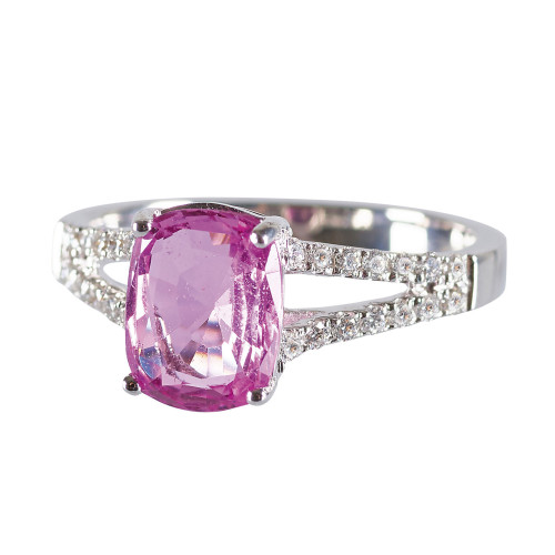 SAPHIR-BRILLANT-RING : (DOBIASCHOFSKY AUKTIONEN AG)