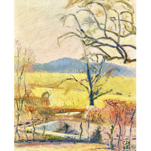 CUNO AMIET : 'Vorfr�hling mit Baum' (DOBIASCHOFSKY AUKTIONEN AG)
