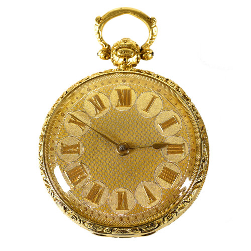 L�PINE-TASCHENUHR : James Warwick, London, um 1835-1850 (DOBIASCHOFSKY AUKTIONEN AG)