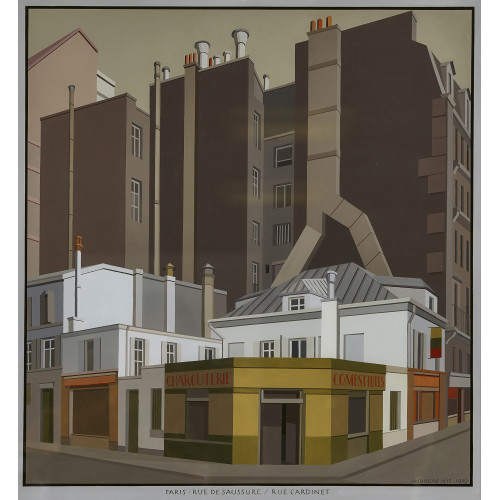 ANDREAS HIS : 'Paris, Rue de Saussure/Rue Cardinet' (DOBIASCHOFSKY AUKTIONEN AG)