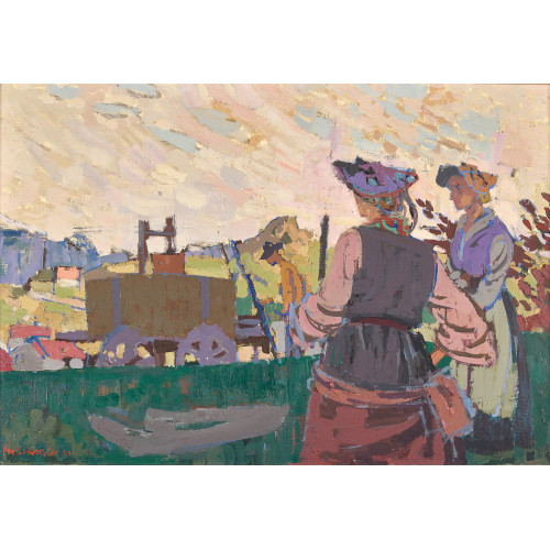 EUGEN FR�H : 'Abendliche Weinlese' (DOBIASCHOFSKY AUKTIONEN AG)