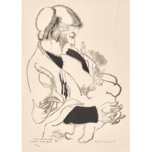ROBERT HAINARD : 'Maternit� au ch�le' (DOBIASCHOFSKY AUKTIONEN AG)