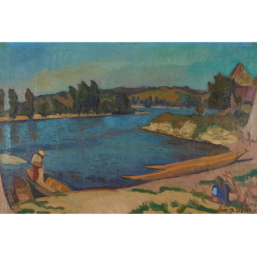 NUMA DONZ� : 'Sonniger Rhein' (DOBIASCHOFSKY AUKTIONEN AG)