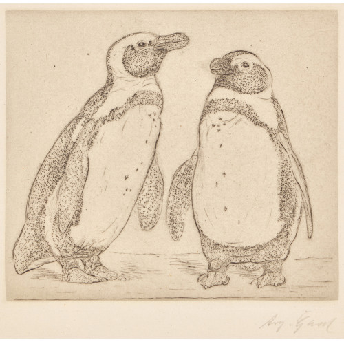 AUGUST GAUL : Zwei Pinguine (DOBIASCHOFSKY AUKTIONEN AG)