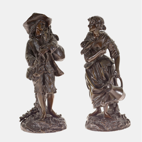 �MILE VICTOR BLAVIER : Figurenpaar (DOBIASCHOFSKY AUKTIONEN AG)