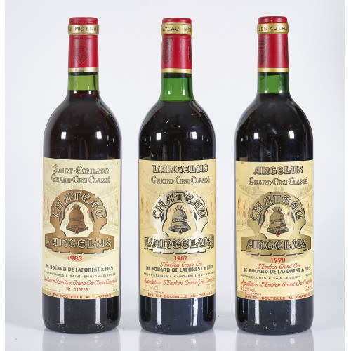 CH�TEAU ANG�LUS : Saint-�milion, Premier Grand Cru Class�, 1983/1987/1990 (DOBIASCHOFSKY AUKTIONEN AG)