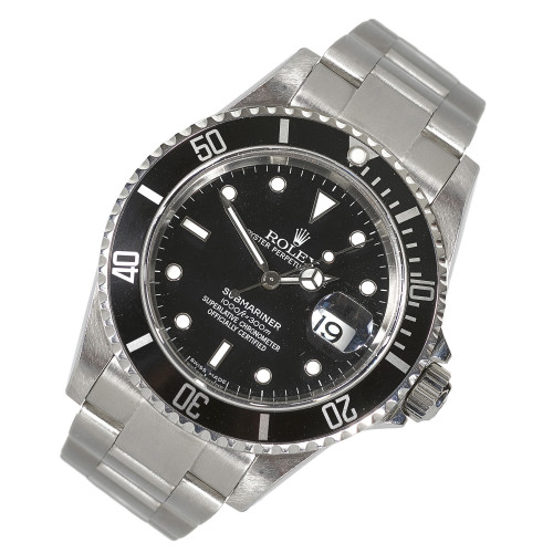 ROLEX : Herrenarmbanduhr 'Oyster Perpetual Date, Submariner' (DOBIASCHOFSKY AUKTIONEN AG)
