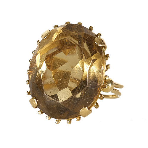 RAUCHQUARZ-RING : (DOBIASCHOFSKY AUKTIONEN AG)