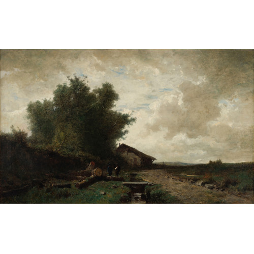 GUSTAVE EUG�NE CASTAN : 'Pr�s de Bourbon Lancy' (DOBIASCHOFSKY AUKTIONEN AG)