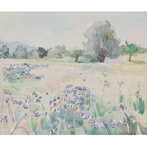 OTTO WYLER : Blumenwiese bei Sins (DOBIASCHOFSKY AUKTIONEN AG)