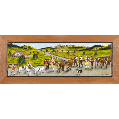 MAX OSTERWALDER : Appenzeller Alpabzug (DOBIASCHOFSKY AUKTIONEN AG)