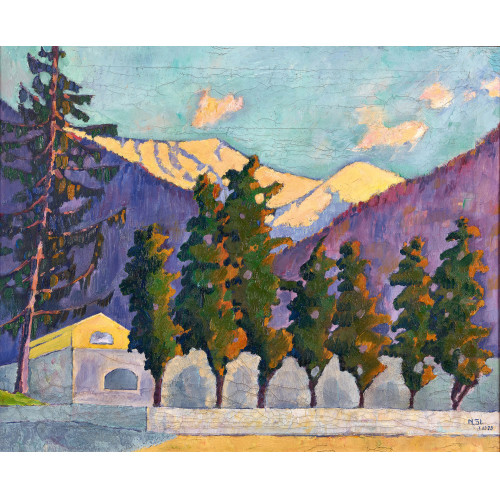 20. JH. SCHWEIZ : Tessiner Berglandschaft (DOBIASCHOFSKY AUKTIONEN AG)