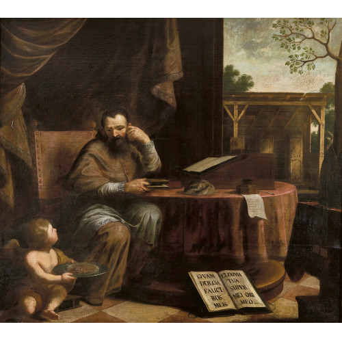 17. JH. ITALIEN : Der Heilige Augustinus (DOBIASCHOFSKY AUKTIONEN AG)
