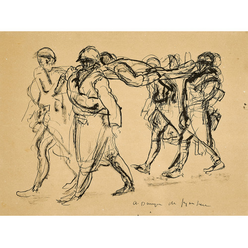 ANDR� ALBERT MARIE DUNOYER DE SEGONZAC : Kriegsopfer (DOBIASCHOFSKY AUKTIONEN AG)