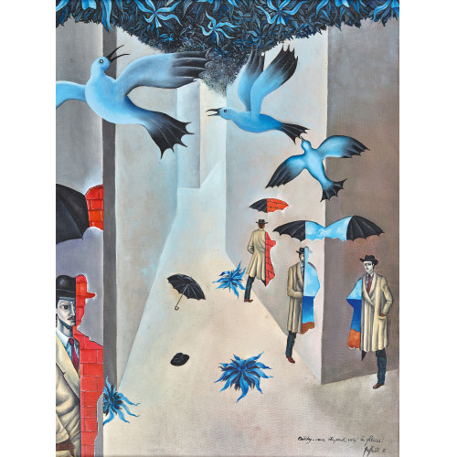 20. JH. ITALIEN : '�cartez-vous, Dupond, voici les fleurs!' (DOBIASCHOFSKY AUKTIONEN AG)
