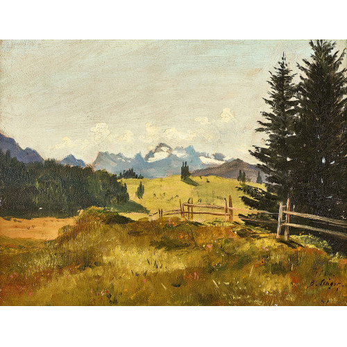 BALZ ST�GER : 'Zugerberg gegen Urneralpen' (DOBIASCHOFSKY AUKTIONEN AG)