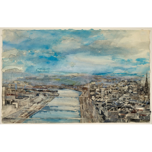 GOTTFRIED SALZMANN : Blick auf Rouen (DOBIASCHOFSKY AUKTIONEN AG)