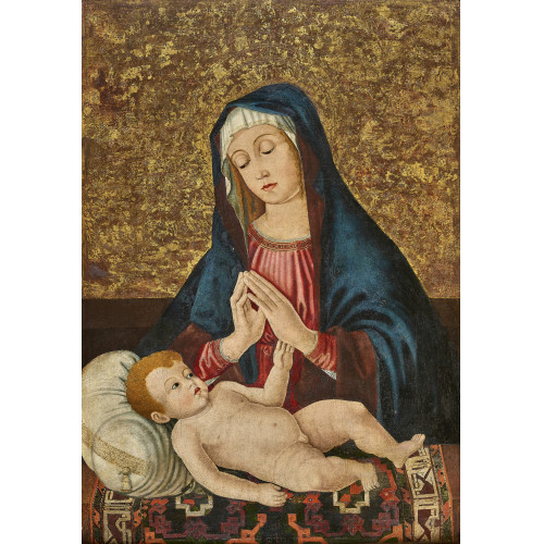 16. JH. UMBRIEN : Madonna mit Kind (DOBIASCHOFSKY AUKTIONEN AG)