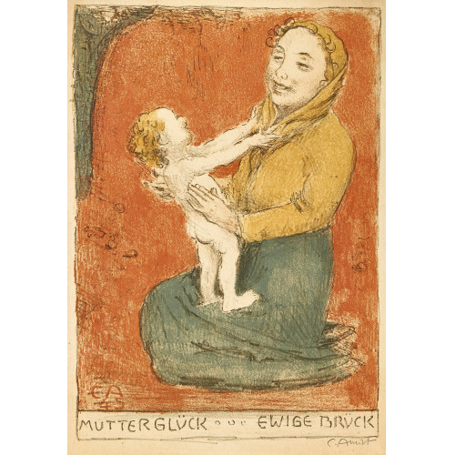 CUNO AMIET : 'Muttergl�ck' (DOBIASCHOFSKY AUKTIONEN AG)